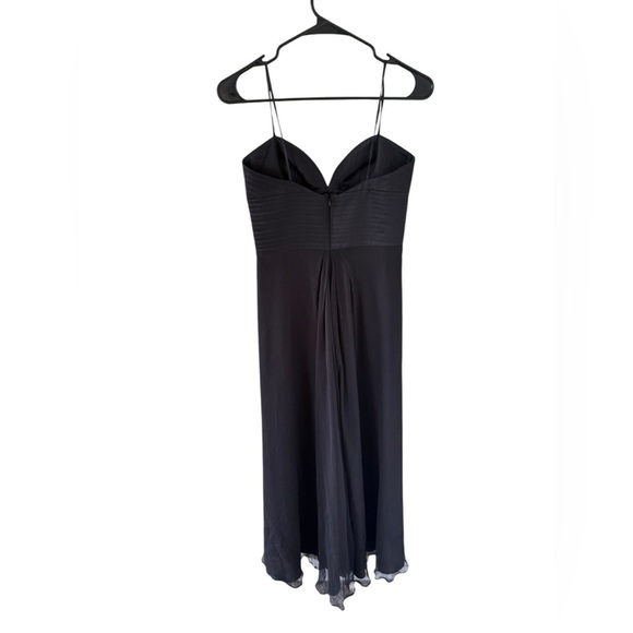 Max Mara Black 100% Silk Slip Dress - Picture 5 of 5
